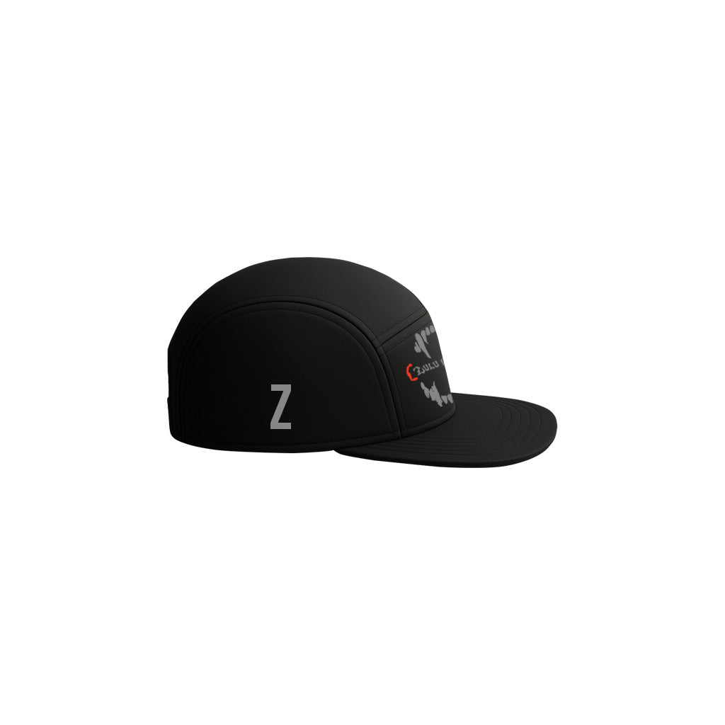 5-PANEL BLACK JAWZ CAP